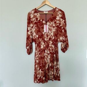 NWT ANDREE BY UNIT Floral Dress